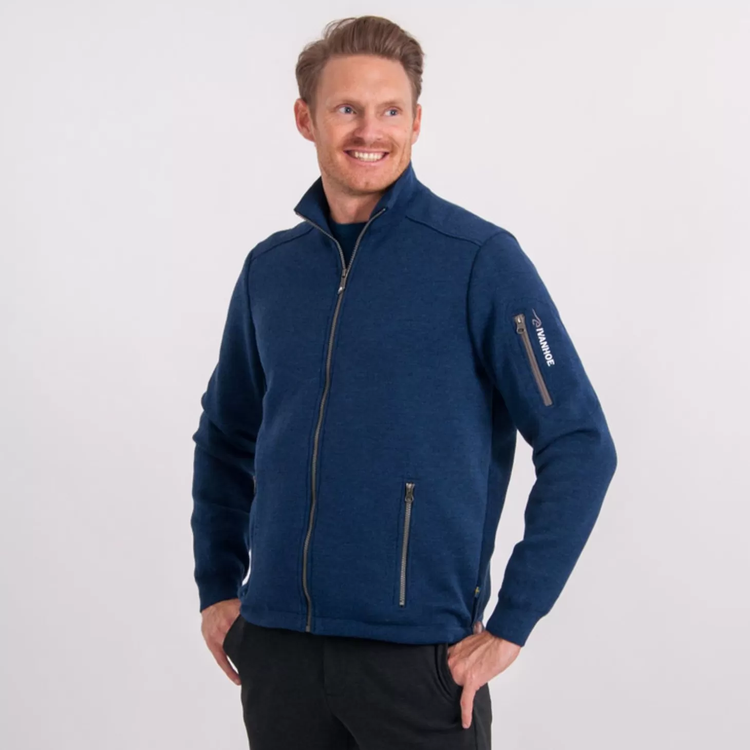 Ivanhoe Assar Windbreaker Blue Hot