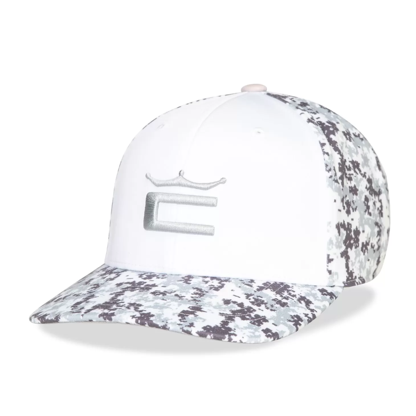 Cobra Camo Crown C Snapback Cap White Sale