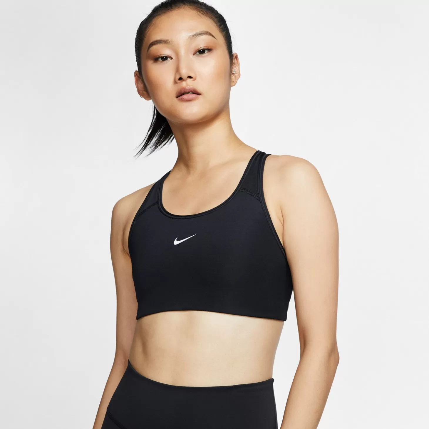 Nike Dri-Fit Swoosh W Medium- Black Flash Sale