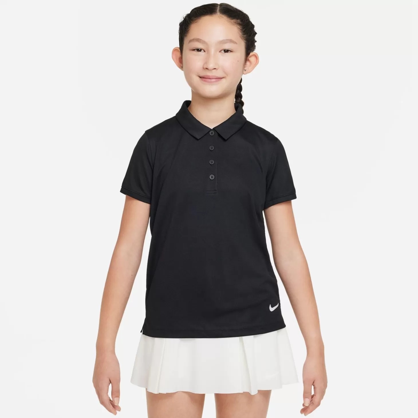 Nike Dri-Fit Victory Polo Girl Black Flash Sale