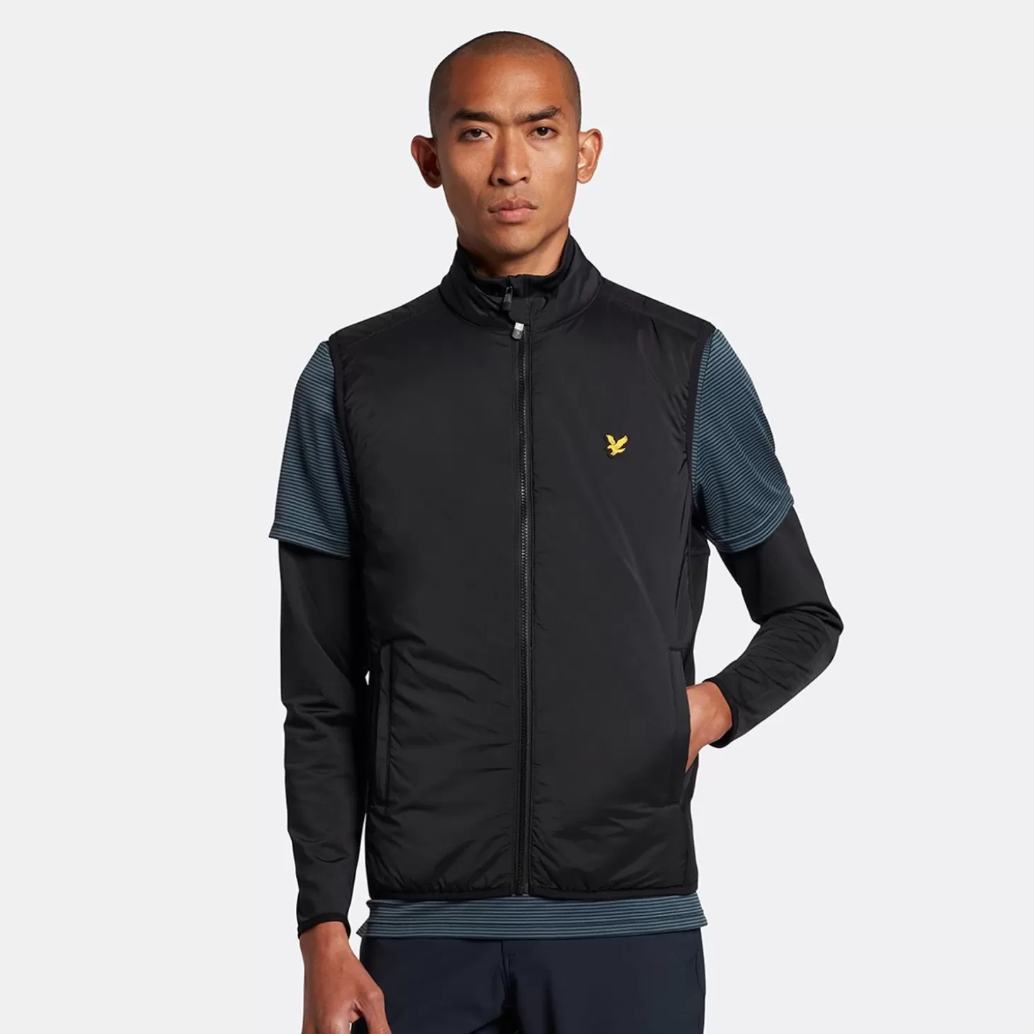 Lyle & Scott Golf Gilet Black Outlet