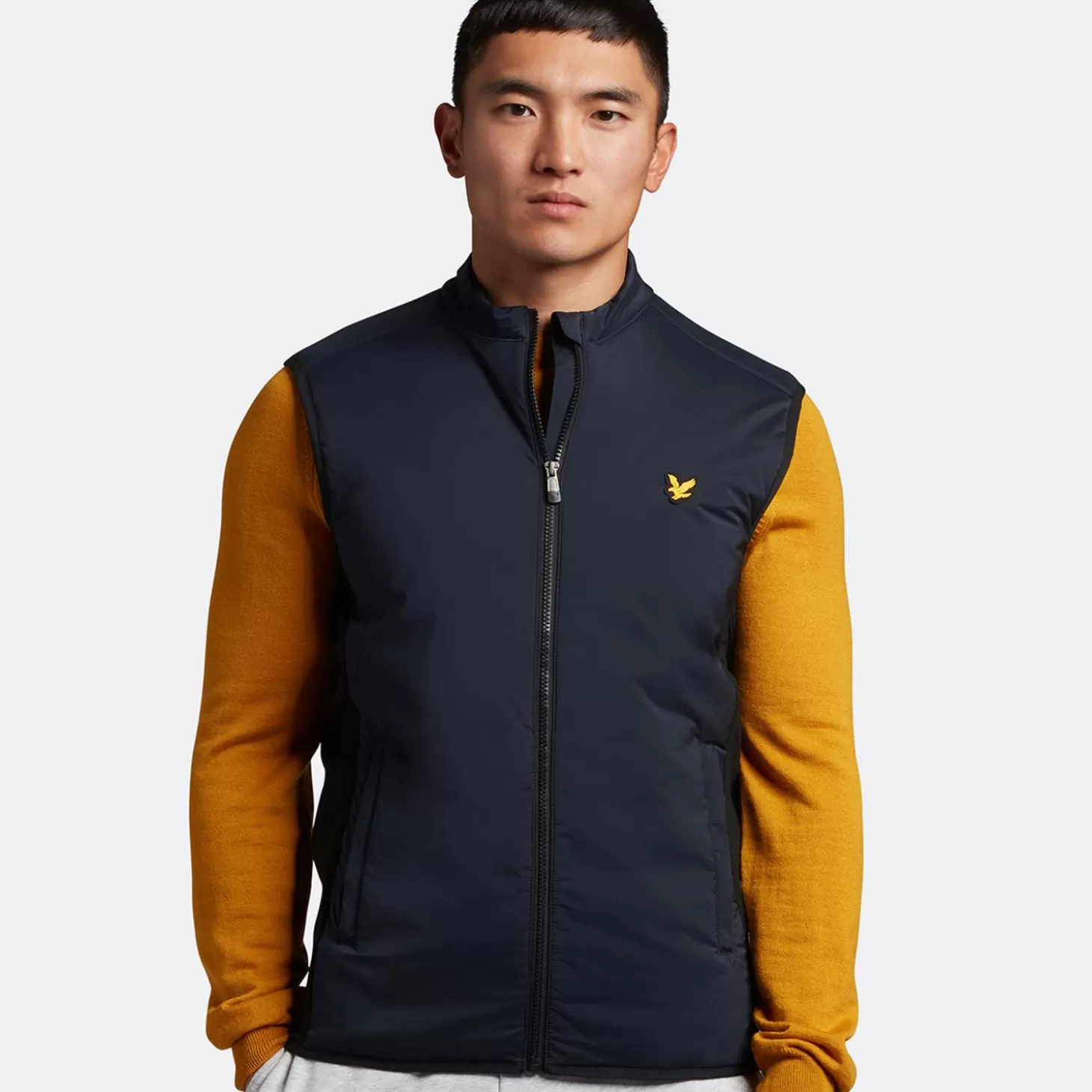 Lyle & Scott Golf Gilet Blue Clearance