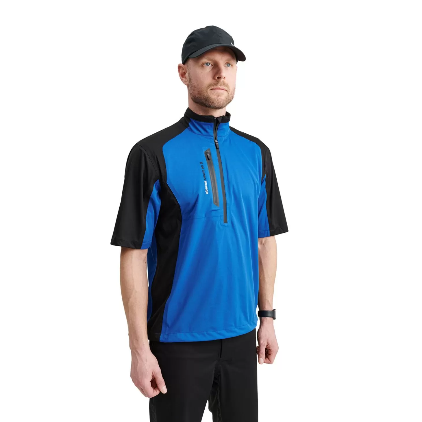 Abacus M Bounce Stretch Rainshirt Blue Fashion