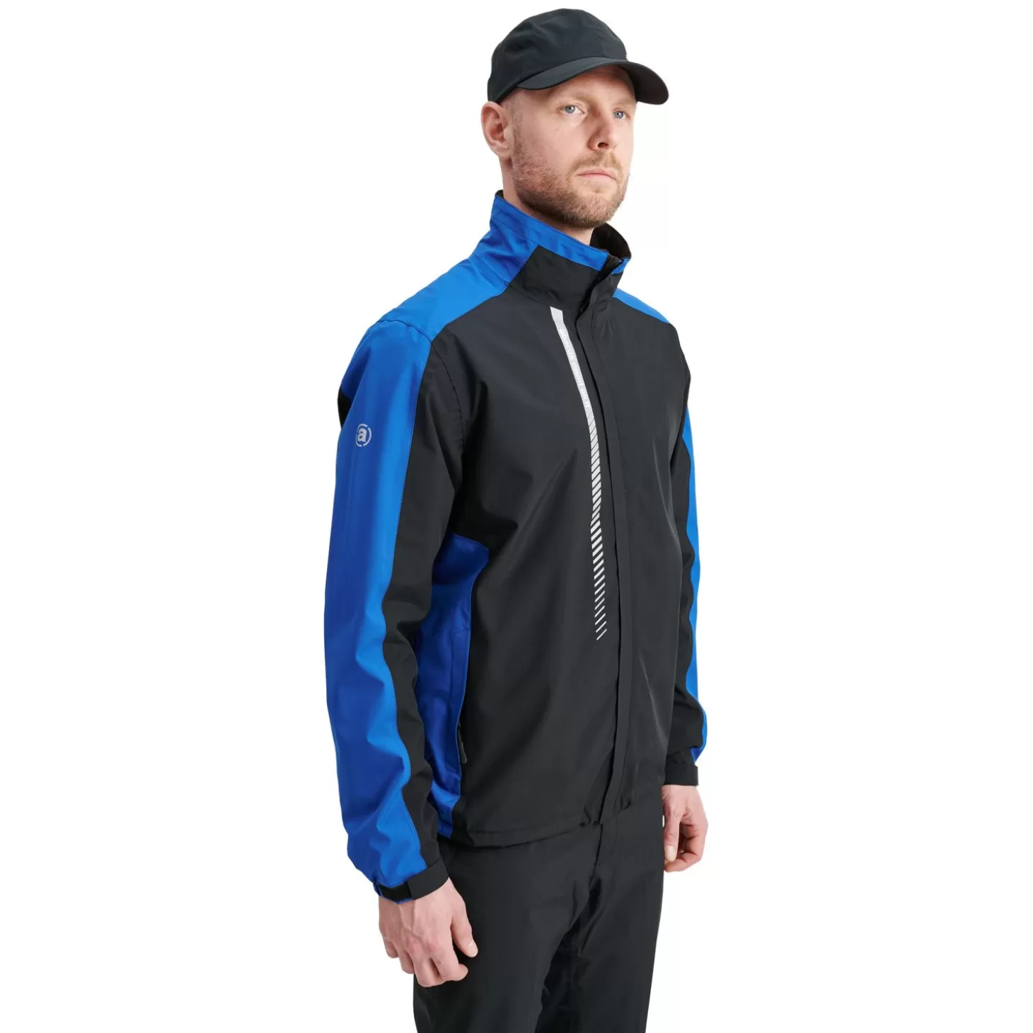 Abacus M Links Stretch Rainjacket Blue Sale