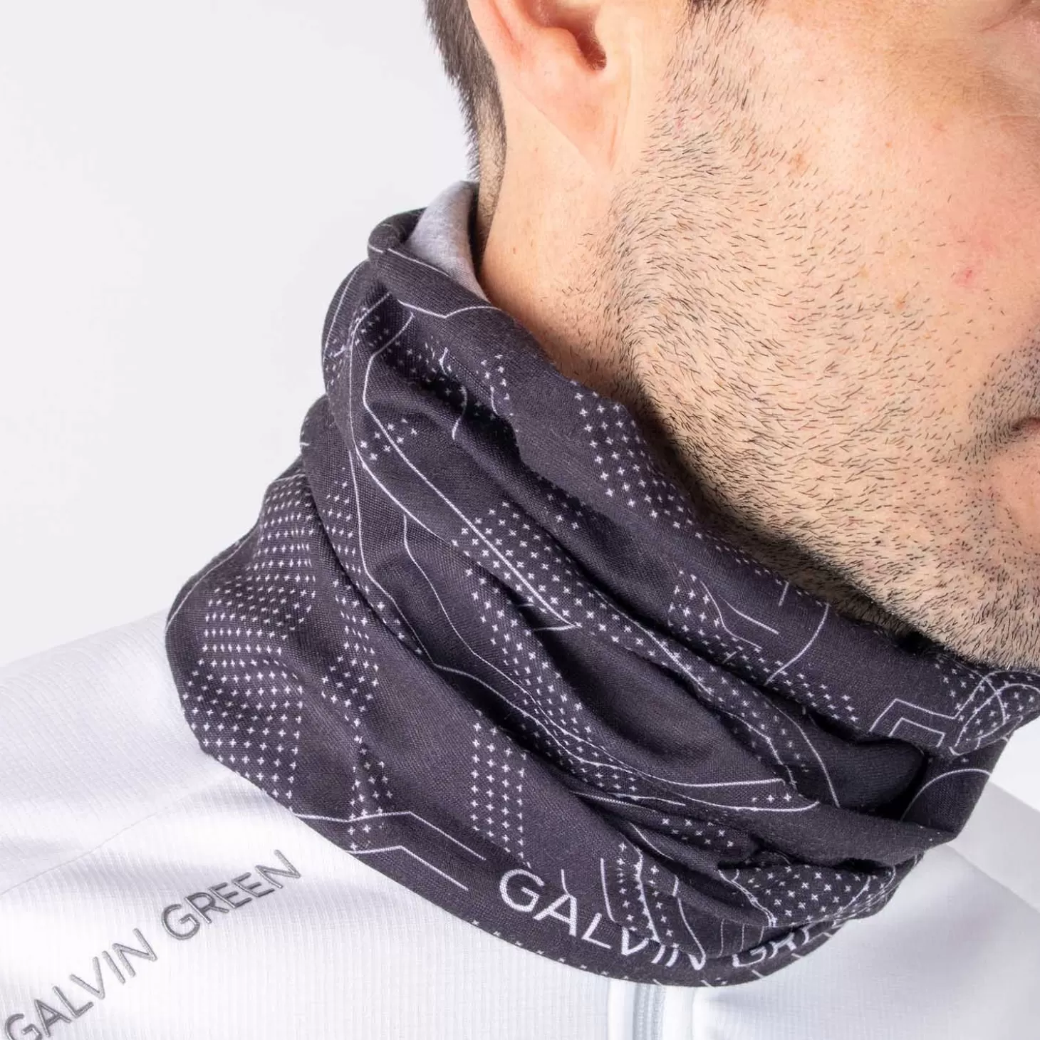 Galvin Green Neckwarmer Troy Black Flash Sale