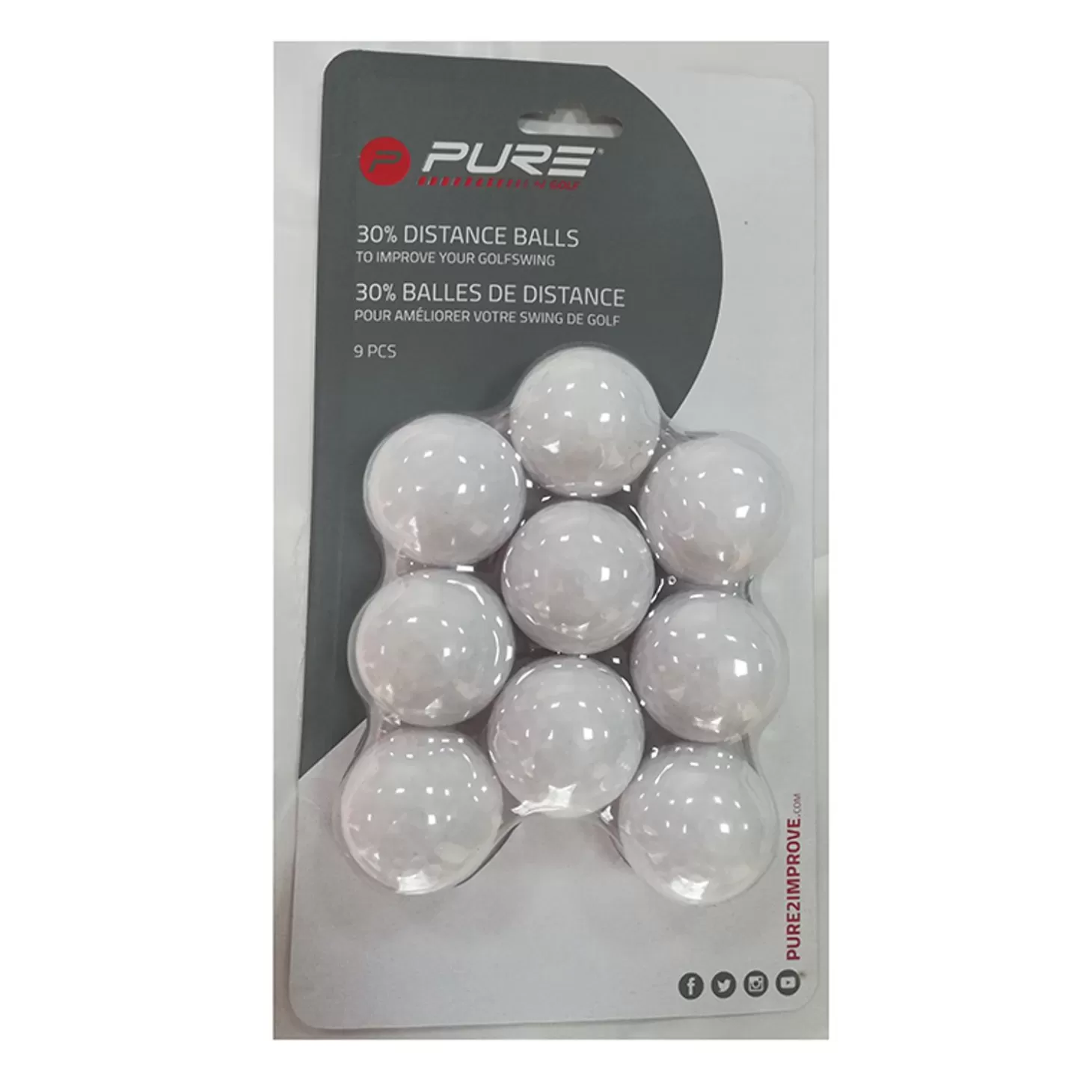 Pure Practice Balls 9 Pack Best Sale