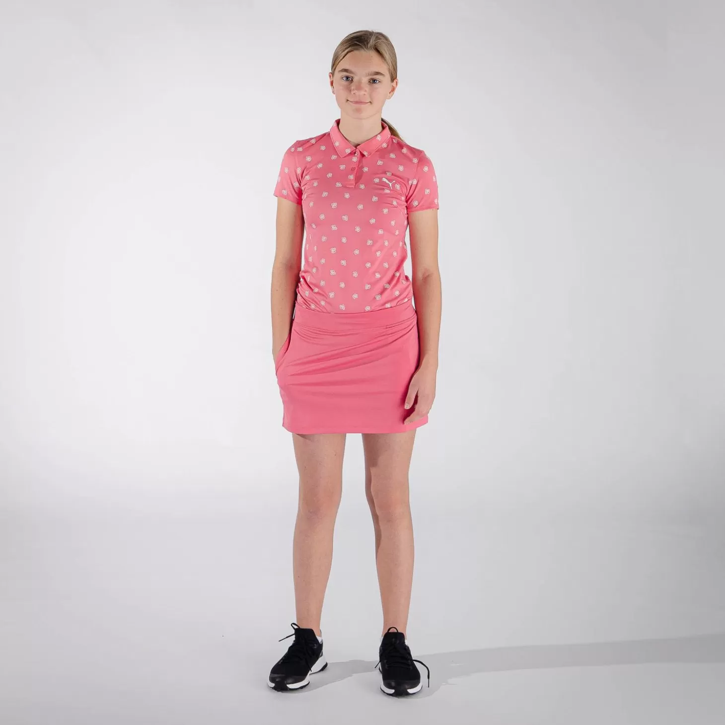 Puma Skort Solid Knit Jr Pink Flash Sale