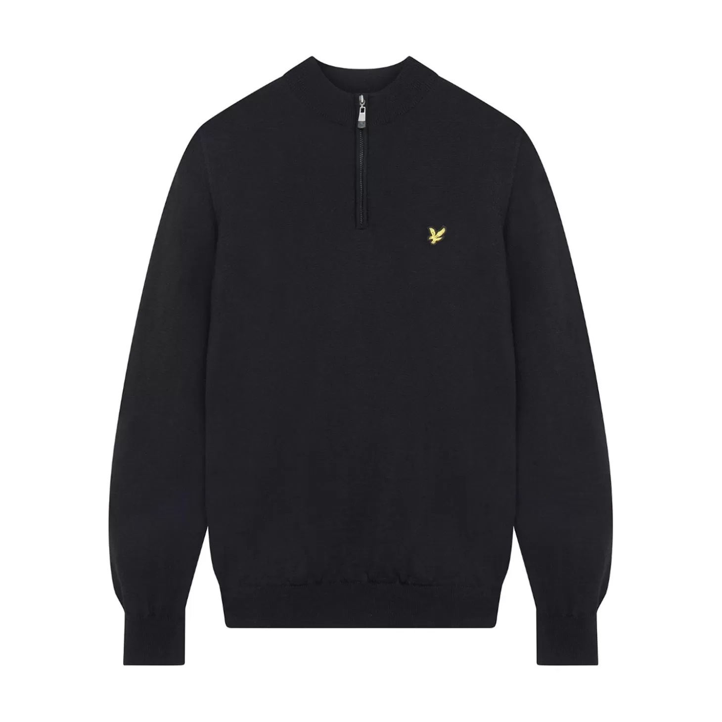 Lyle & Scott The Kerry 1/4 Zip Pullover Black Cheap