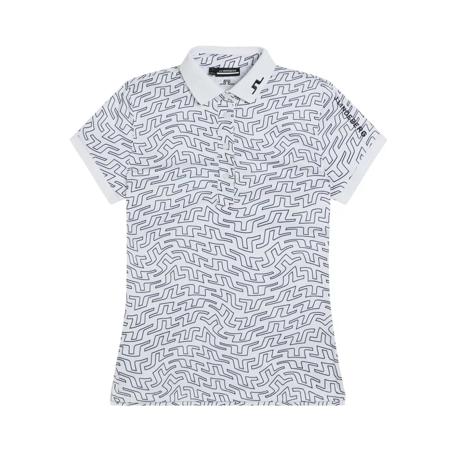 J.Lindeberg Tour Tech Print Polo Best Sale