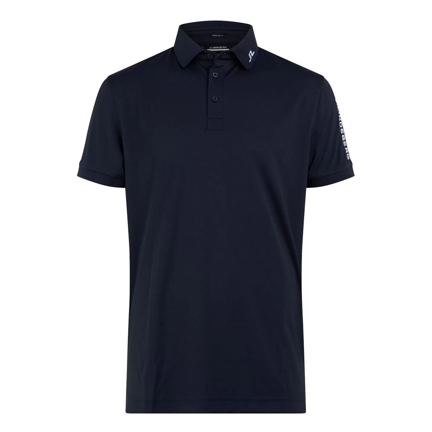 J.Lindeberg Tour Tech Reg Fit Golf Polo Blue Discount