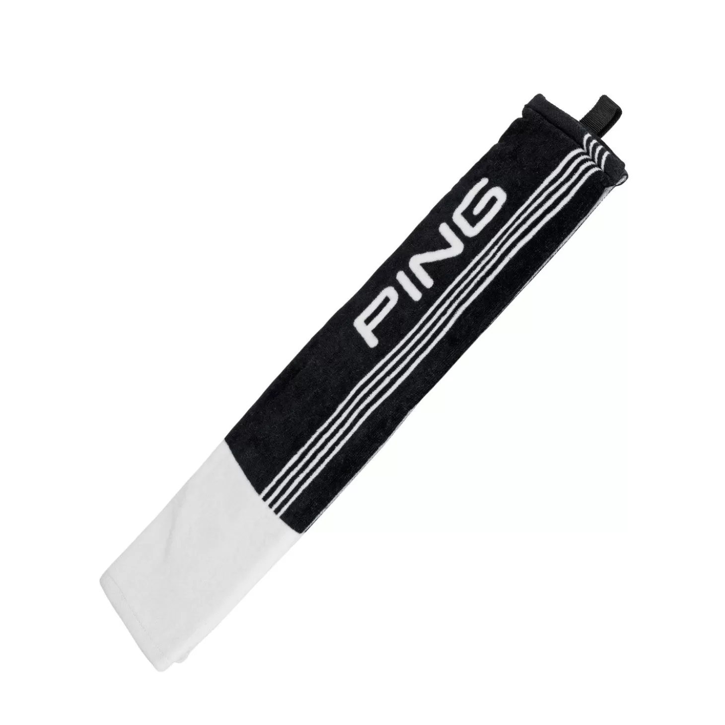 Ping Towel Tri-Fold Black/White Hot