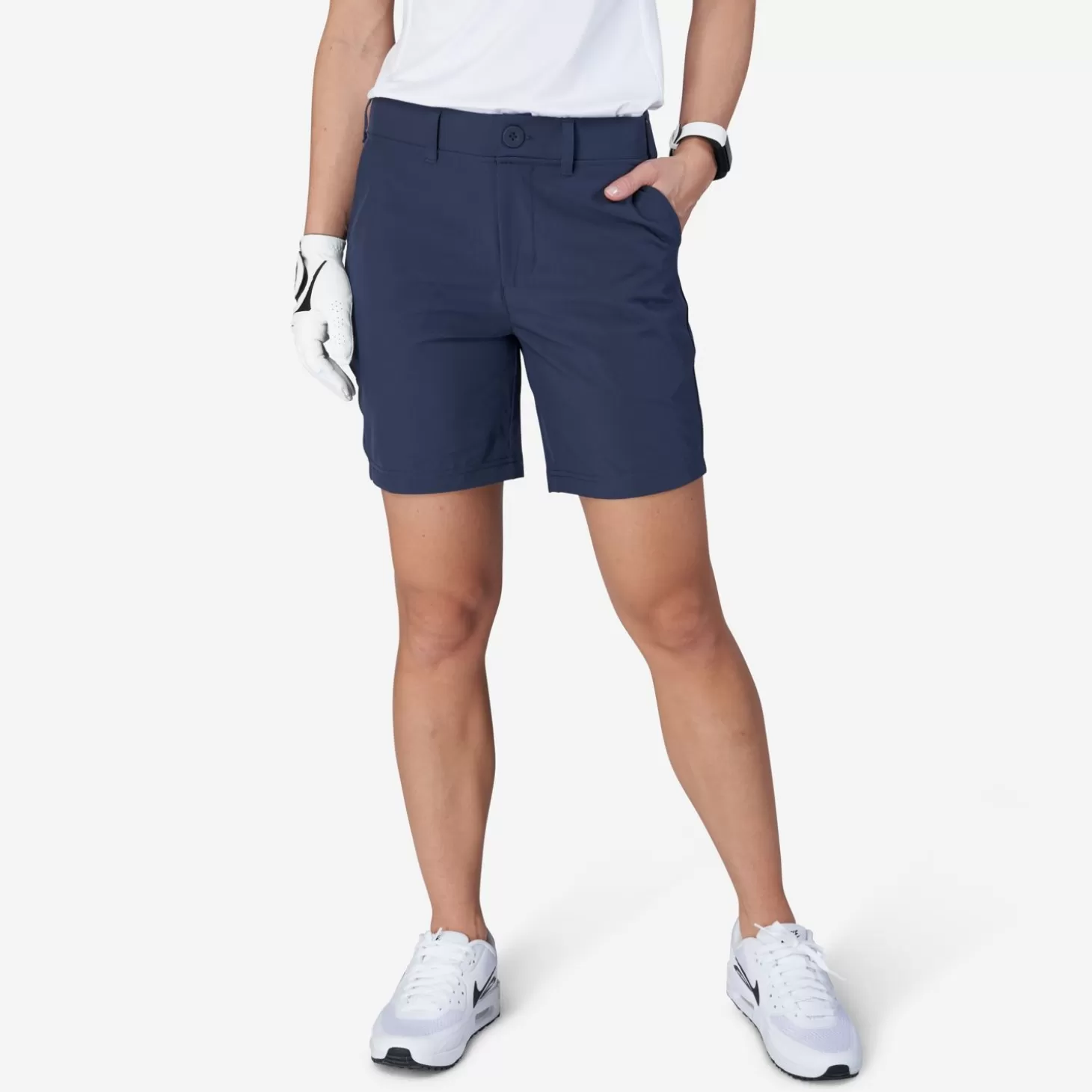 Bogeys & Birdies W 4-Way Stretch Short Blue Hot