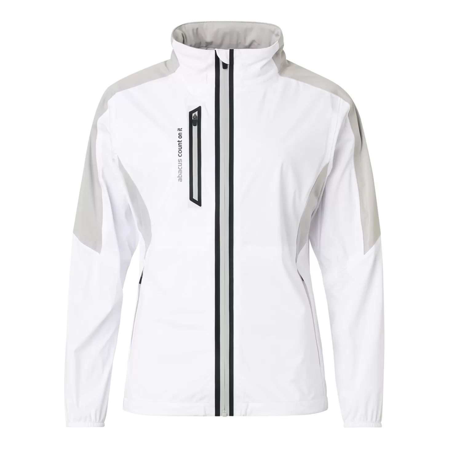 Abacus W Bounce Rainjacket White Hot