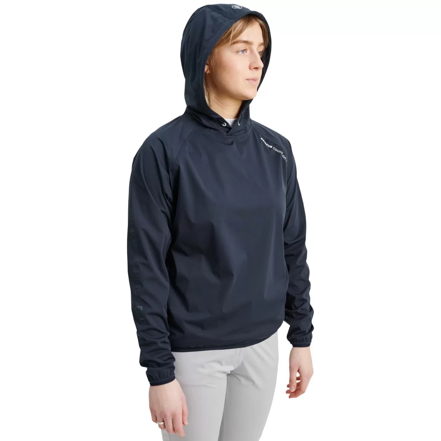 Abacus W Bounce Waterproof Hoodie Blue Fashion