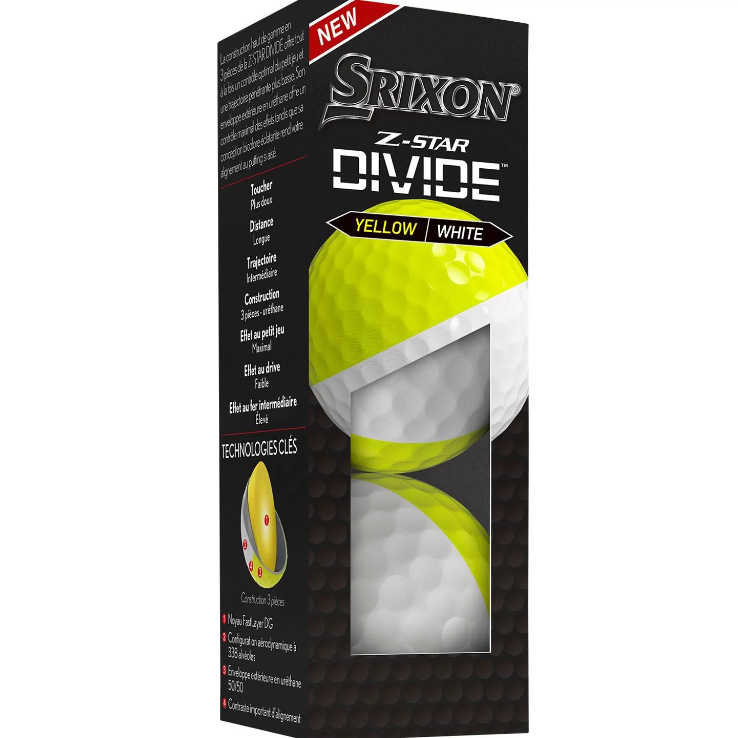 Srixon Zs8 Divide White Yellow Best